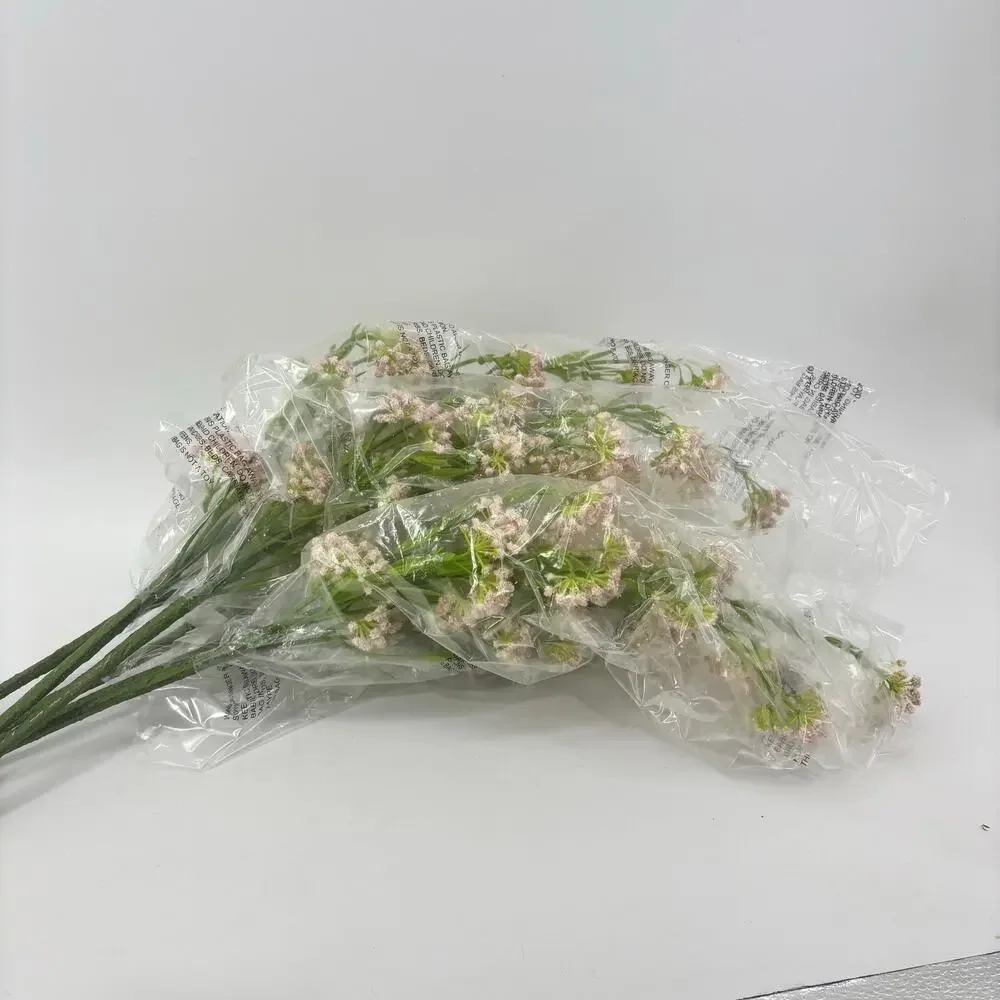 Baby Breath Silk Flowers Artificial Pink Gypsophila 6 Branches